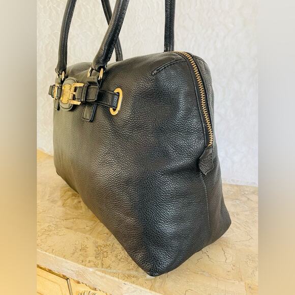 XL MICHAEL KORS pebble leather satchel weekender shoulder bag - Picture 5 of 7